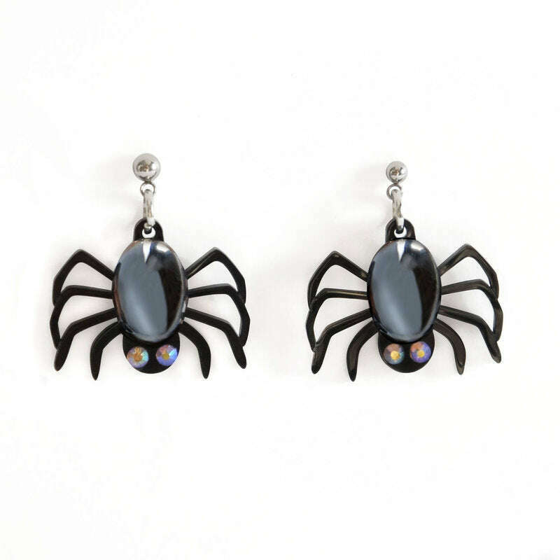 Spider Web Earrings by Laliblue