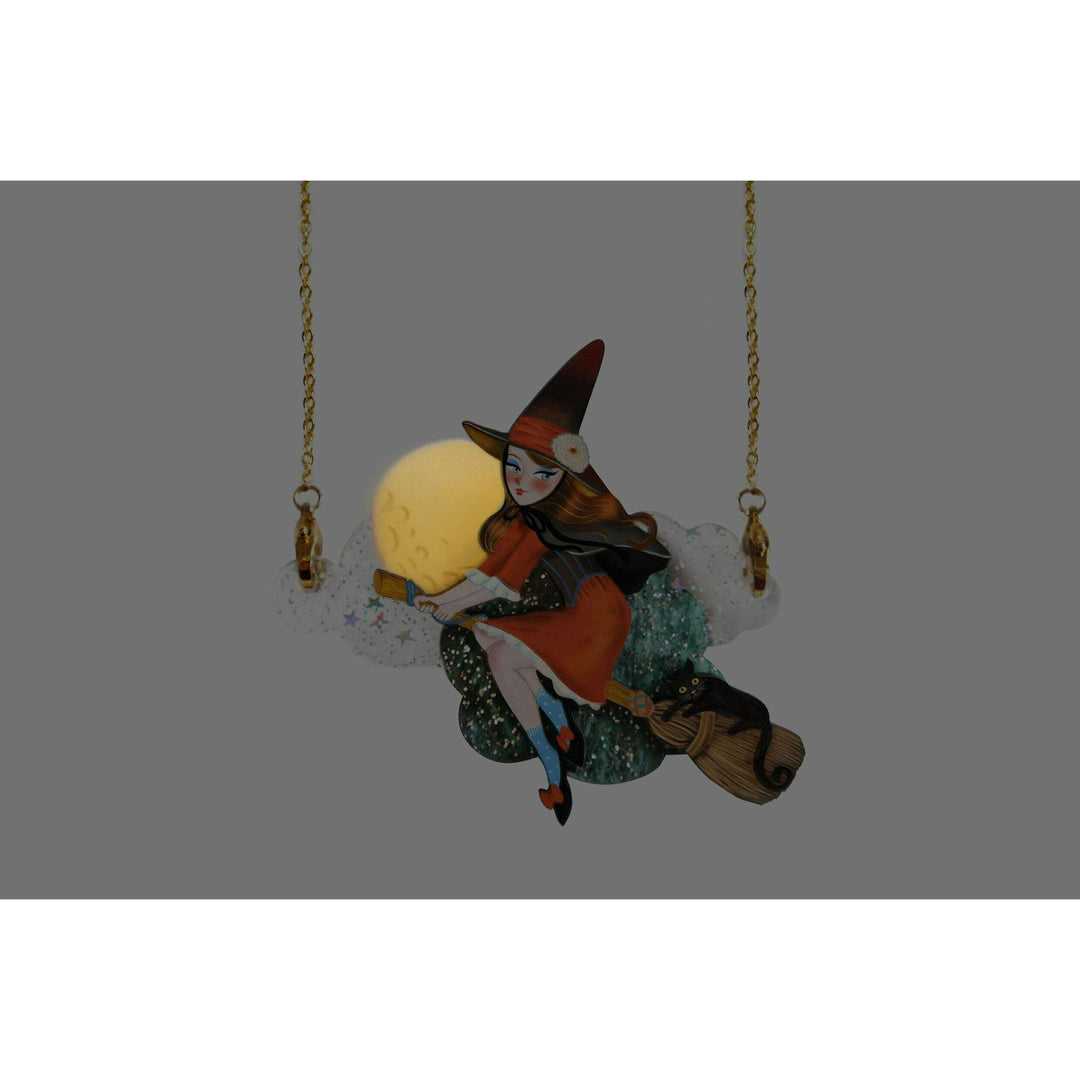 Witch Convertible Necklace-Brooch by Laliblue
