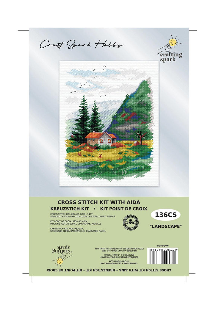 Landscape 136CS Counted Cross-Stitch Kit