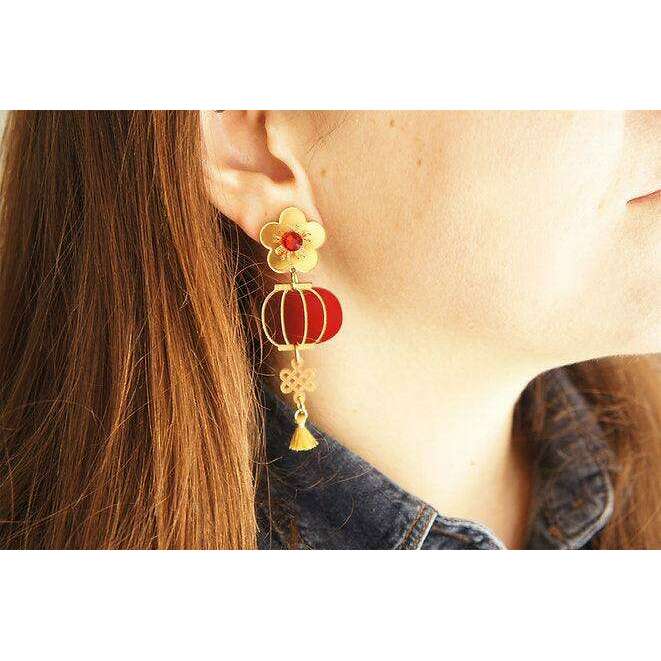Lantern Party Earrings by LaliBlue - Quirks!