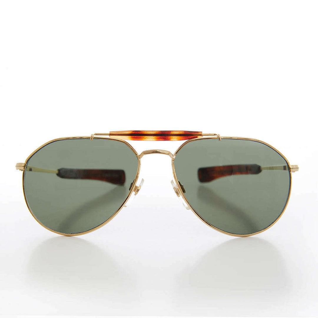 Large 62mm Unisex Aviator Sunglass - Bowser