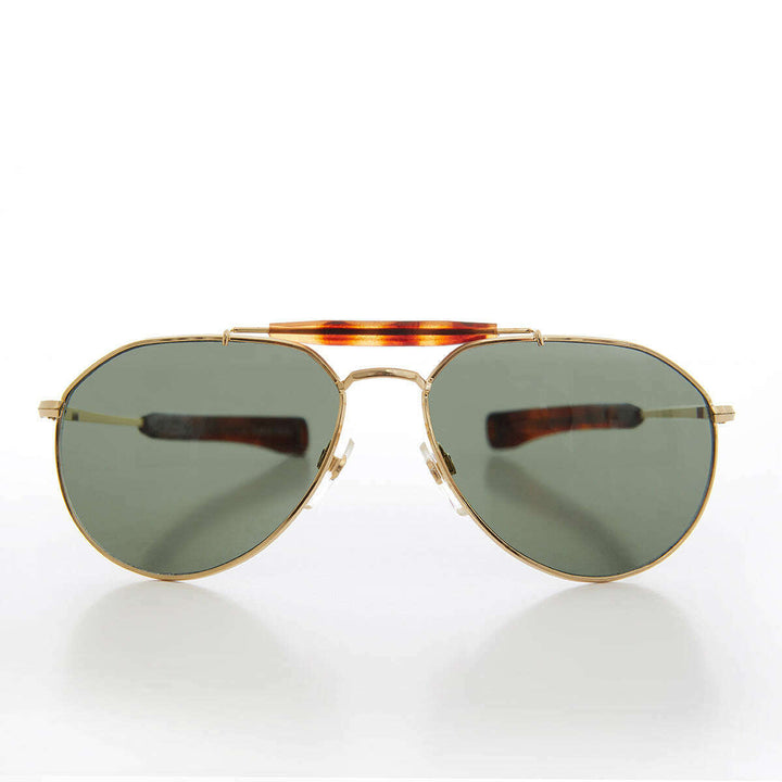 Large 62mm Unisex Aviator Sunglass - Bowser
