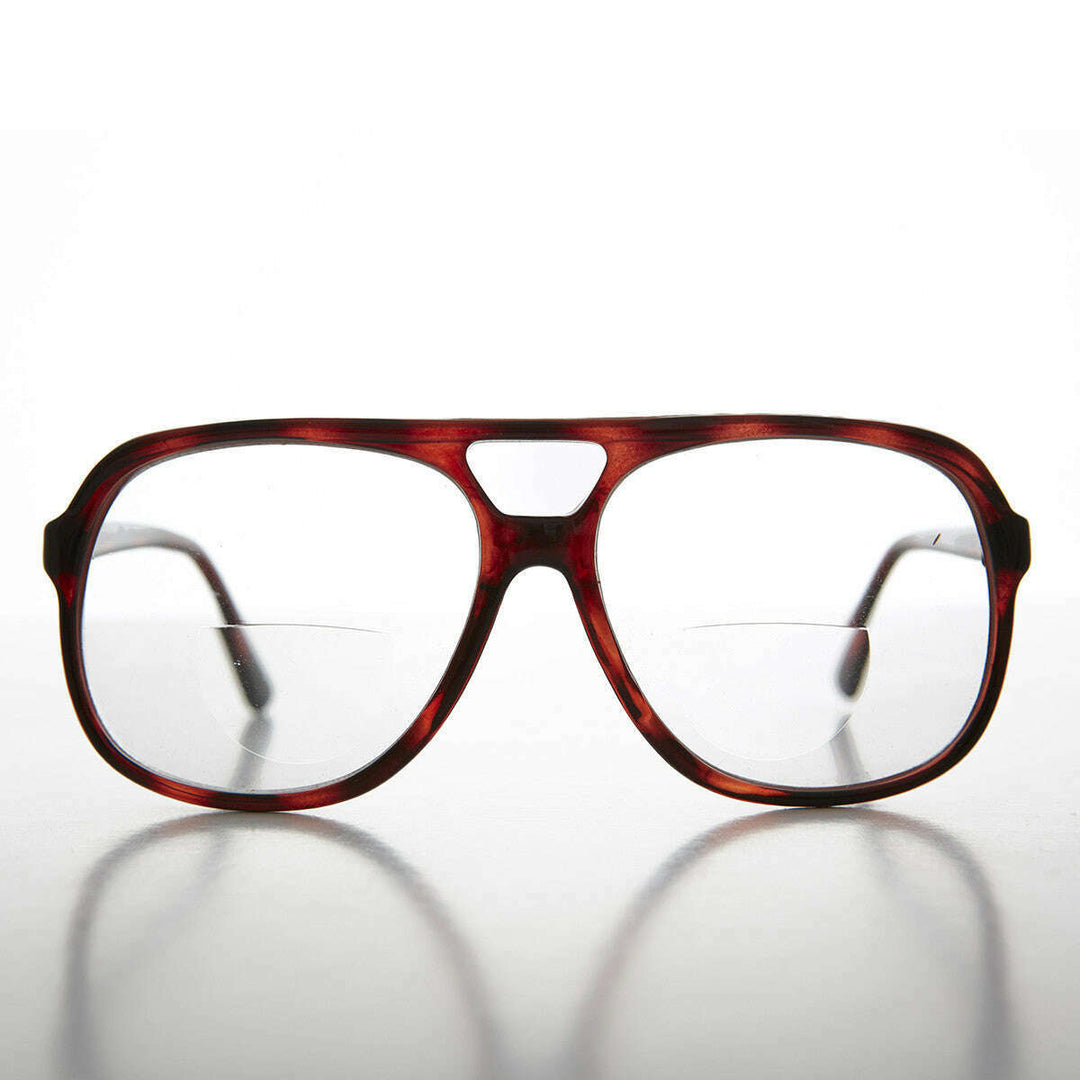 Large Bifocal Aviator Reading Glasses - Ross