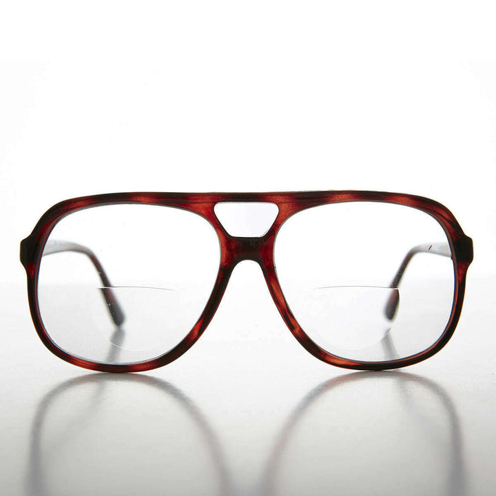 Large Bifocal Aviator Reading Glasses - Ross