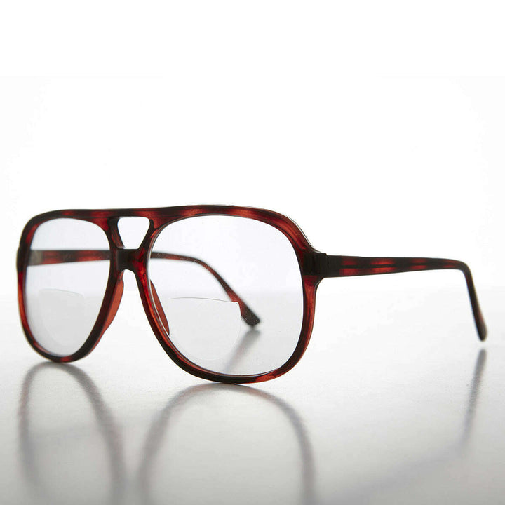 Large Bifocal Aviator Reading Glasses - Ross