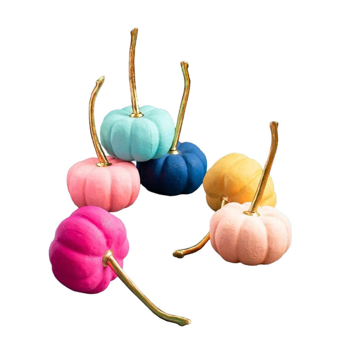 XLarge Rainbow Pumpkins by GlitterVille