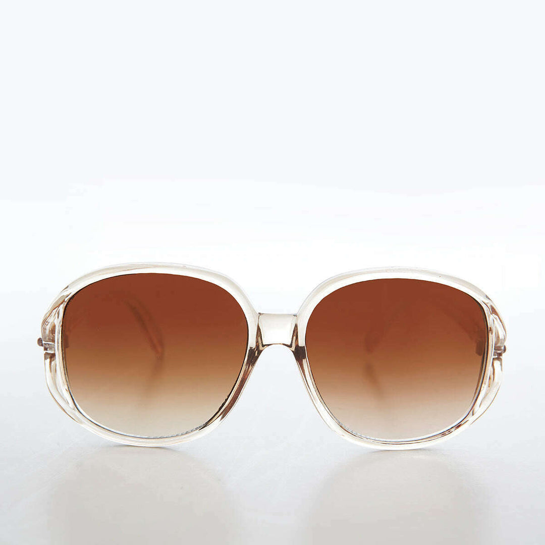 Large Round Oversized Women's Boho Vintage Sunglasses - Grace