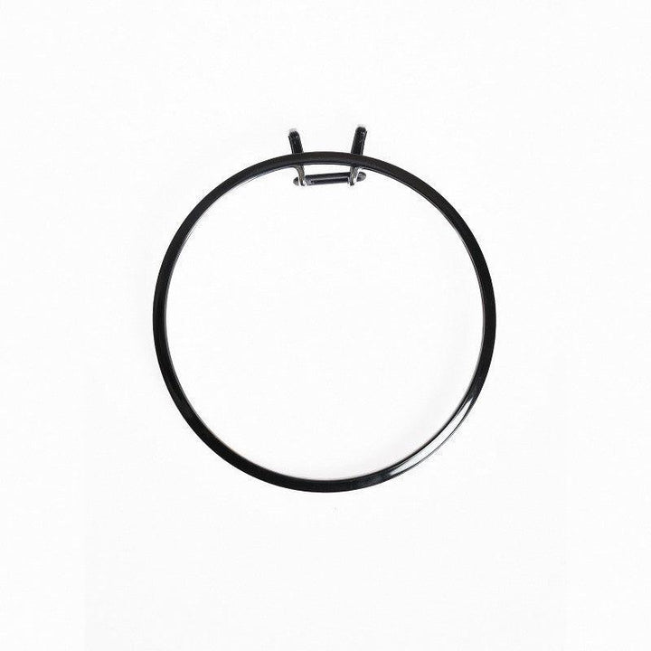 Large Spring Metal Embroidery Hoop Nurge 160-1 Deep Black