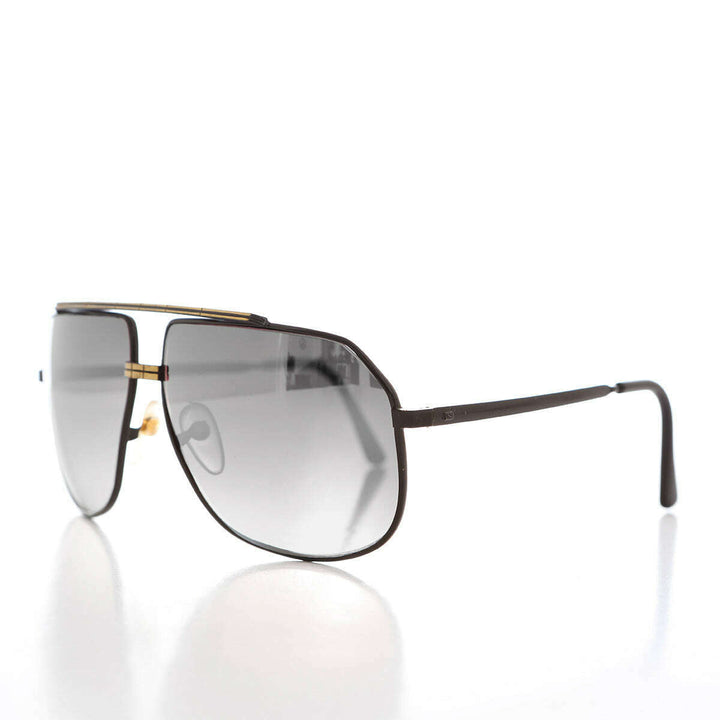 Large Square 80s Aviator Sunglasses - Gibbons