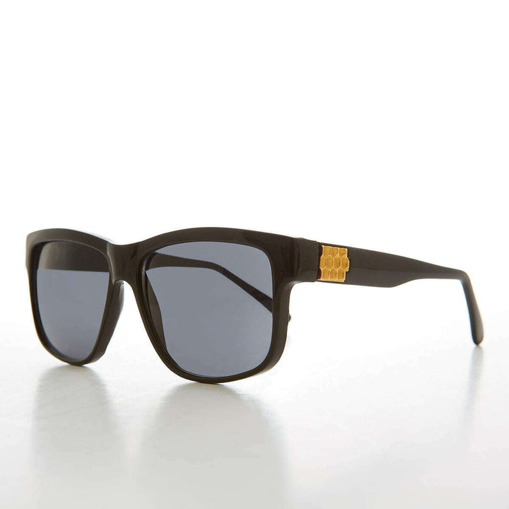 Large Square Block Frame Vintage Sunglass - Bryn