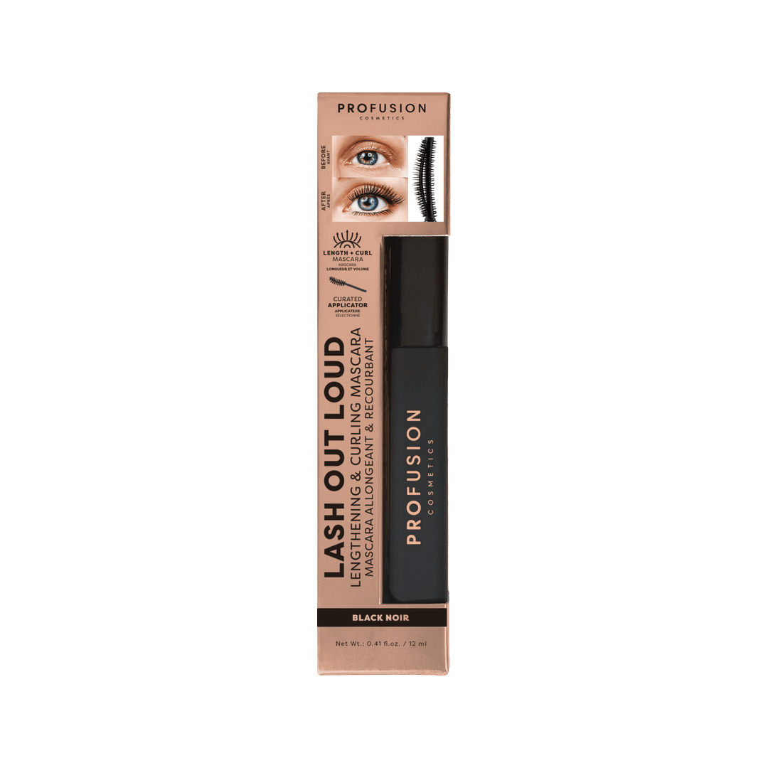 Lash Out Loud | Lengthening & Curling Mascara - Black