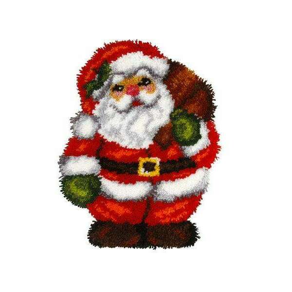 Latch hook cushion kit "Santa Claus" 4095