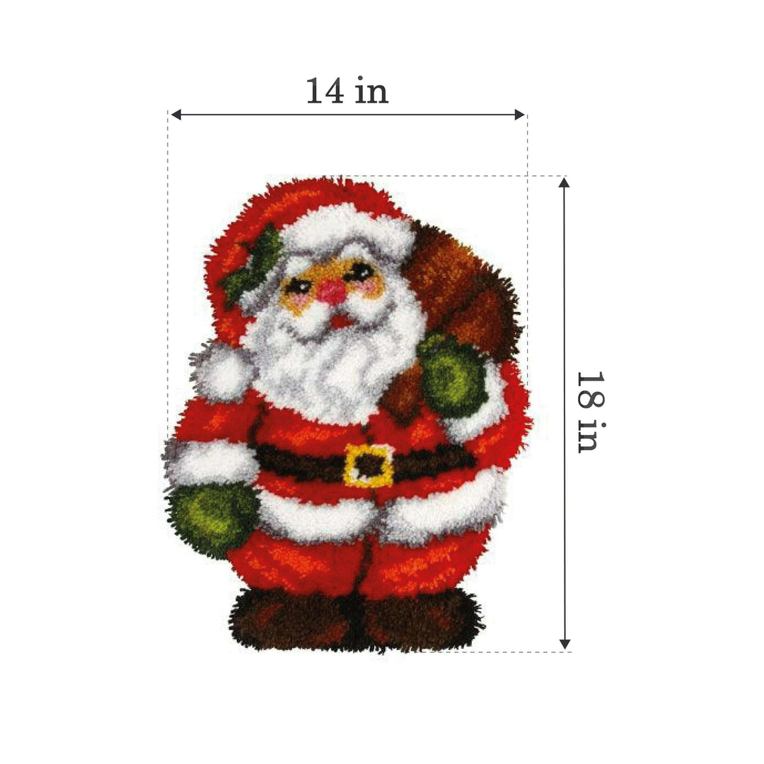 Latch hook cushion kit "Santa Claus" 4095