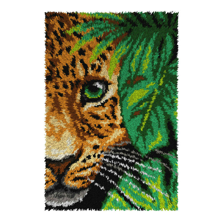 Latch hook rug kit "Leopard" 4246