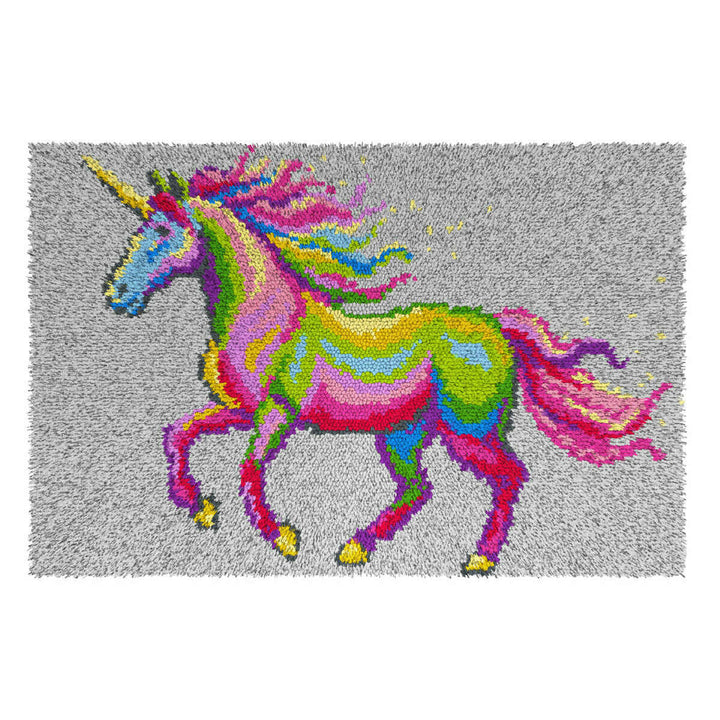 Latch hook rug kit "Unicorn" 4249