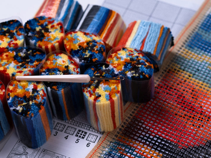 Latch hook rug kit "Rooster" 4242