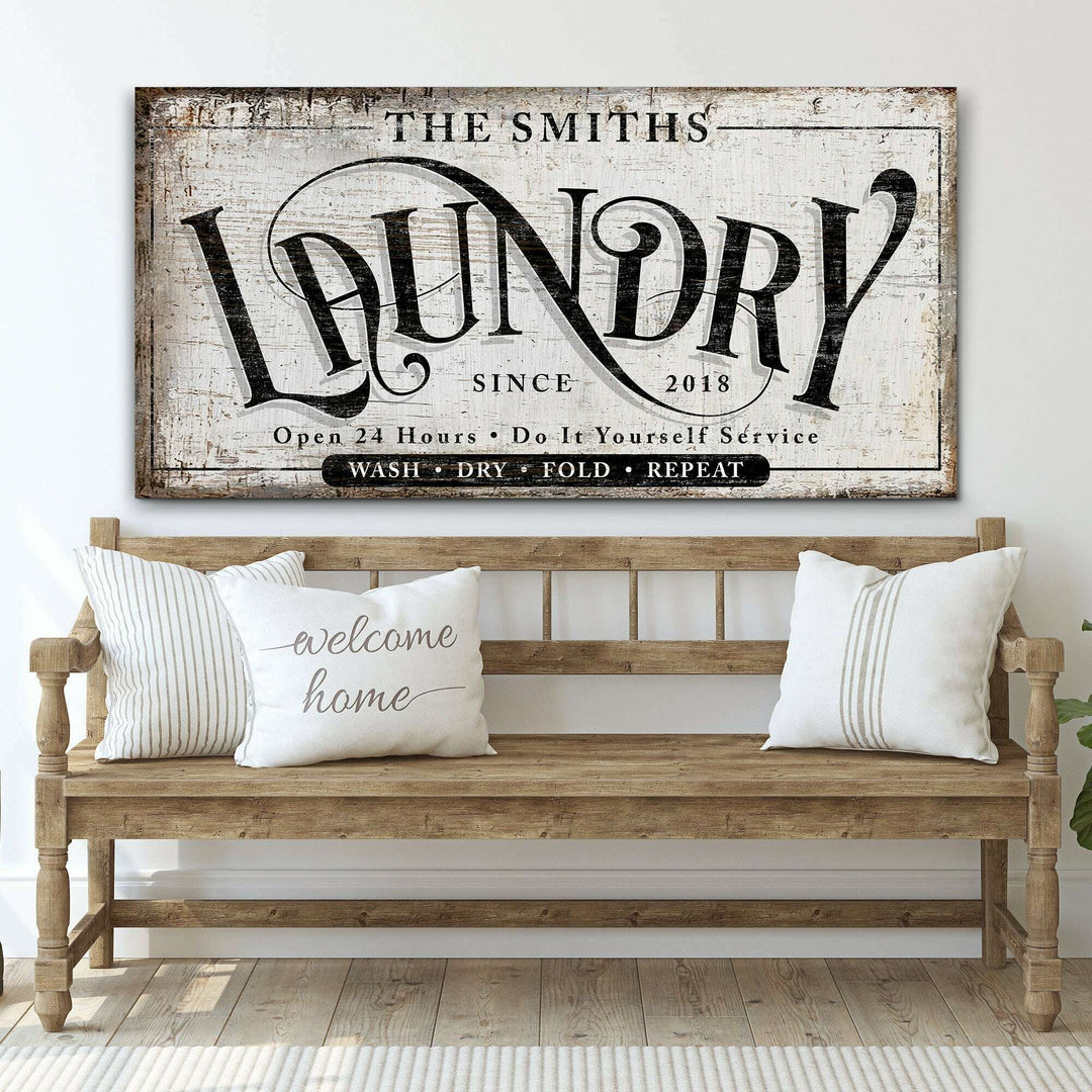 Laundry Room Sign VIII