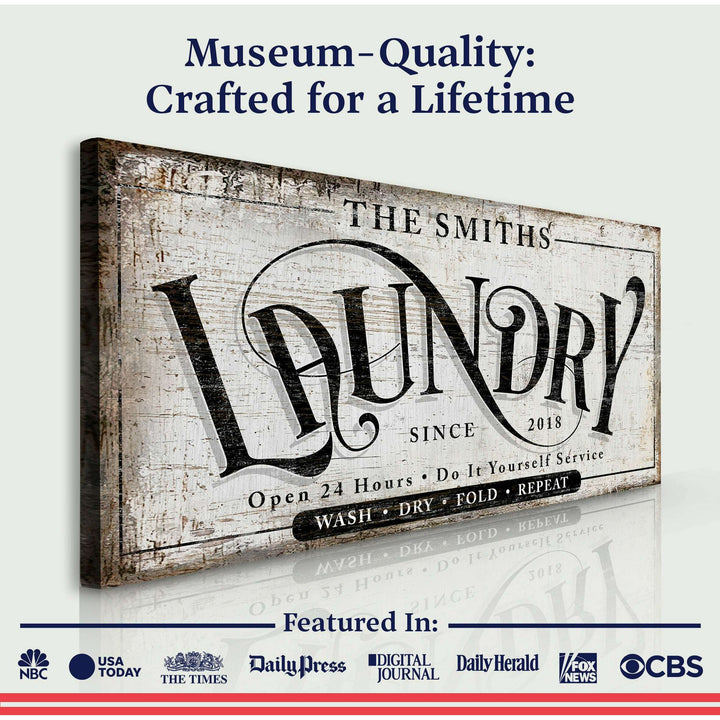 Laundry Room Sign VIII