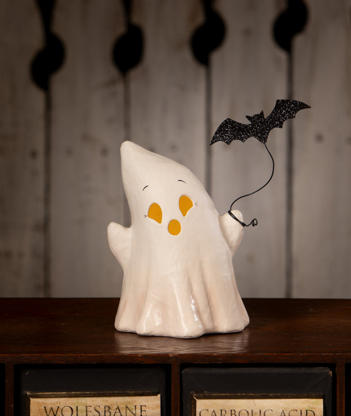 Luminary Boo with Bat by Bethany Lowe Designs, image 2