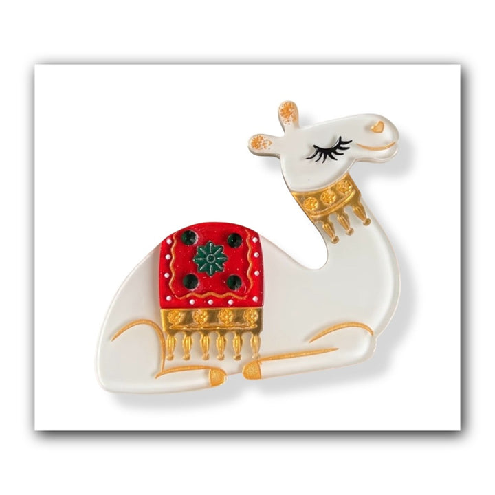 Desert Dreams Camel Brooch by 50's Vintage Dame x Lipstick & Chrome — Bohemian Desert Pin