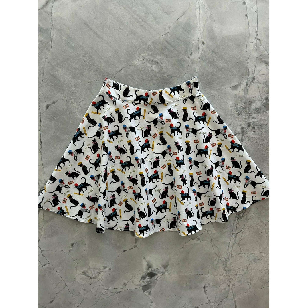Le Chat Skater Skirt - 4X only, 1 left!