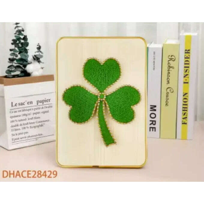 Leaf String Art Kit with Stand. Simple Decorative DIY String Art Craft Kit M1-3 DHACE28429