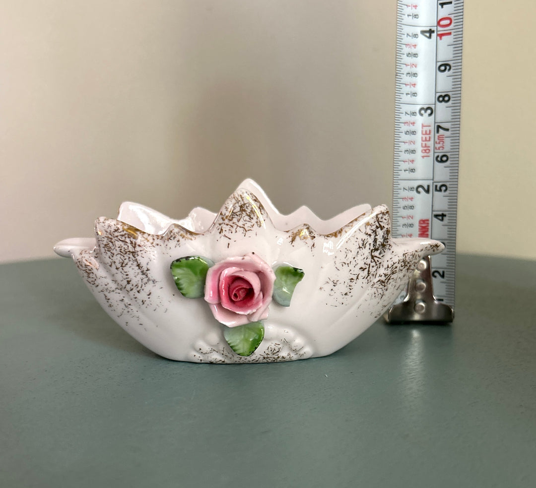 Lefton trinket dish height measurement