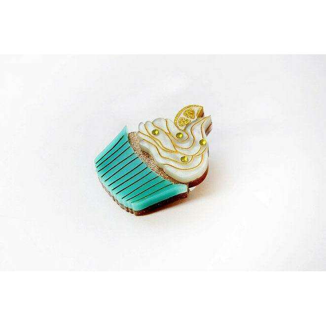 Lemon Muffin Brooch by LaliBlue - Quirks!