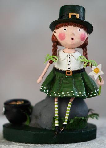 Leprechaun Lady St. Patrick's Day Figurine by Lori Mitchell - Quirks!