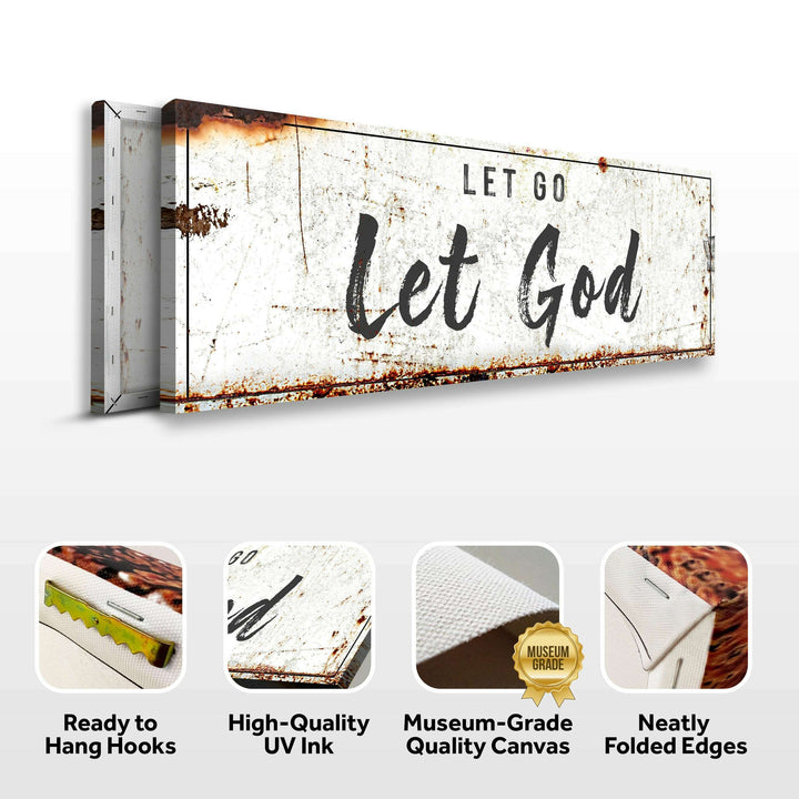 Let Go Let God Faith Sign