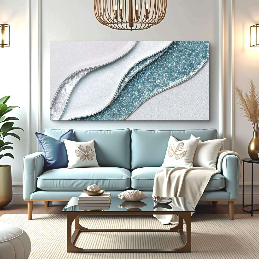 Lighter Waves Wall Art