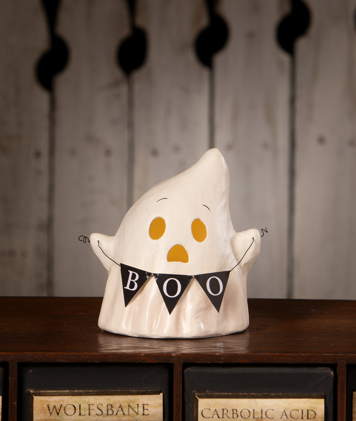 Luminary Boo with Banner by Bethany Lowe Designs, image 2