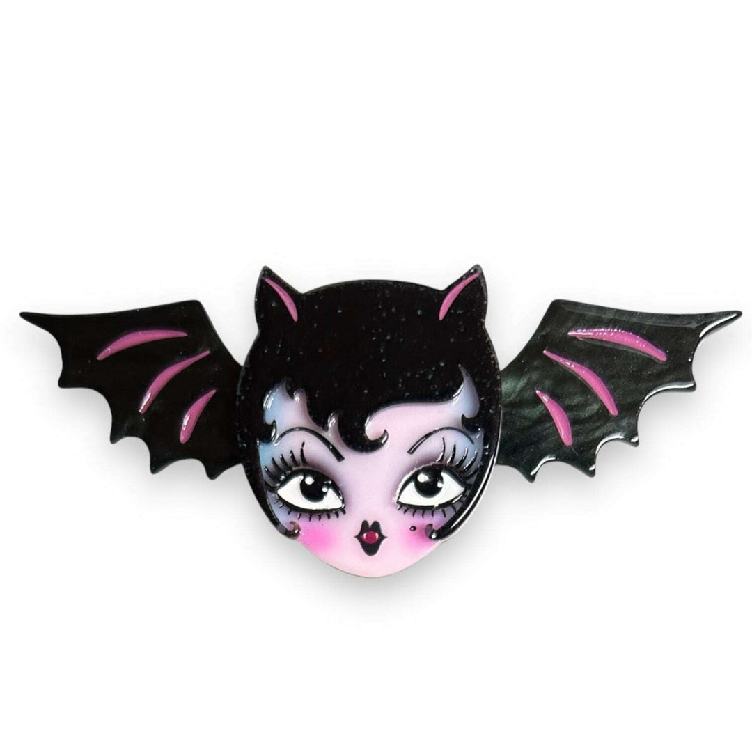 Lily the Vamp Brooch by Miss Fluff x Lipstick & Chrome – view 2