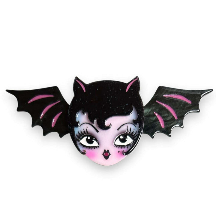 Lily the Vamp Brooch by Miss Fluff x Lipstick & Chrome – view 2