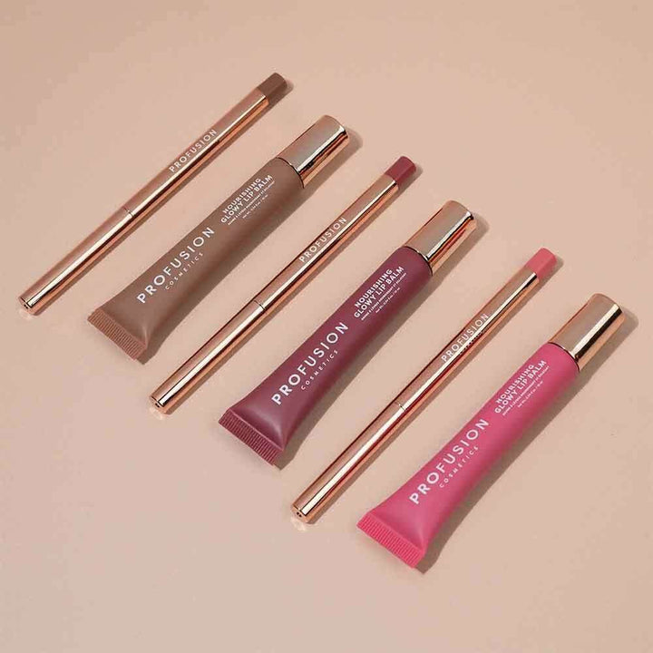 Lip Treat Duo Soft Matte Creamy Lip Liner & Nourishing Glowy Lip Balm