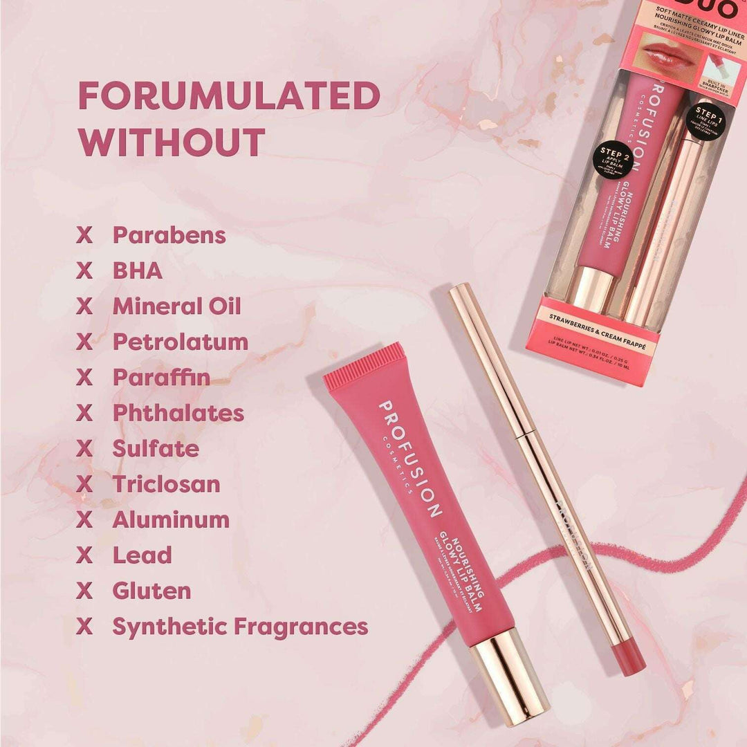 Lip Treat Duo Soft Matte Creamy Lip Liner & Nourishing Glowy Lip Balm