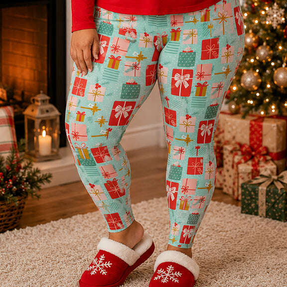 All Wrapped Up Buttery Soft Leggings by Lipstick & Chrome