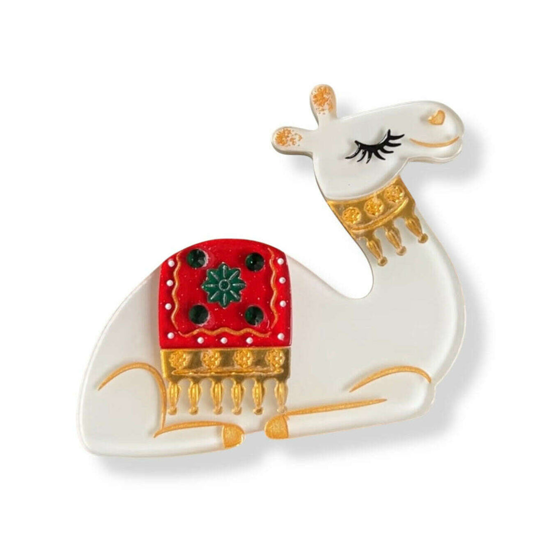 Desert Dreams Camel Brooch by 50's Vintage Dame x Lipstick & Chrome – view 2