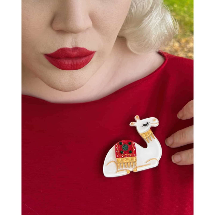 Desert Dreams Camel Brooch by 50's Vintage Dame x Lipstick & Chrome – view 4