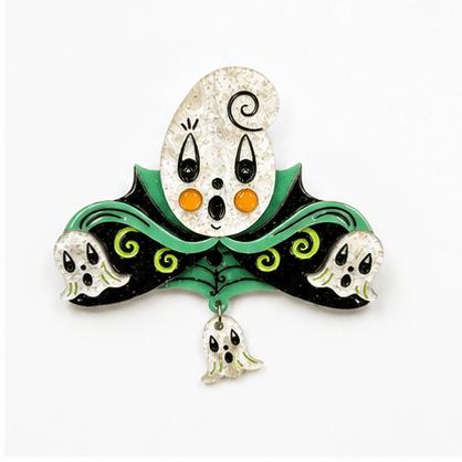 Garden Gus Ghostie Bells Brooch by Johanna Parker x Lipstick & Chrome – view 2