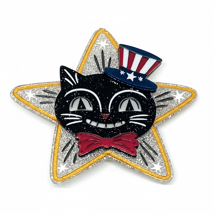 Hiss Bang Pop Brooch by Johanna Parker x Lipstick & Chrome – view 3