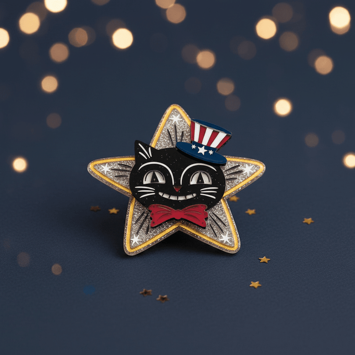 Hiss Bang Pop Brooch by Johanna Parker x Lipstick & Chrome – view 4