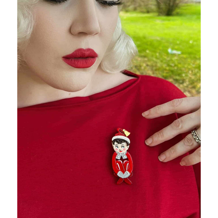 Merry Mischief Brooch by 50's Vintage Dame x Lipstick & Chrome – view 3