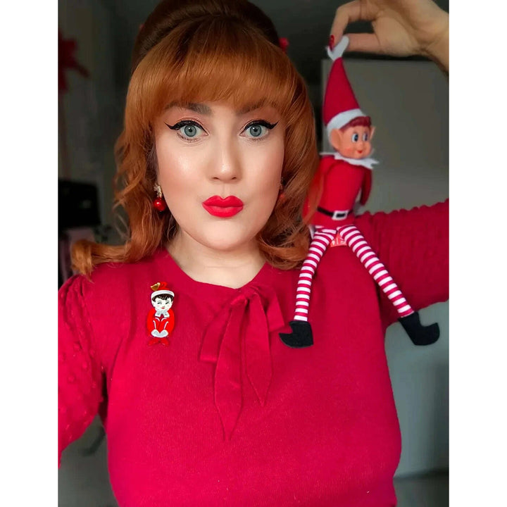 Merry Mischief Brooch by 50's Vintage Dame x Lipstick & Chrome – view 6