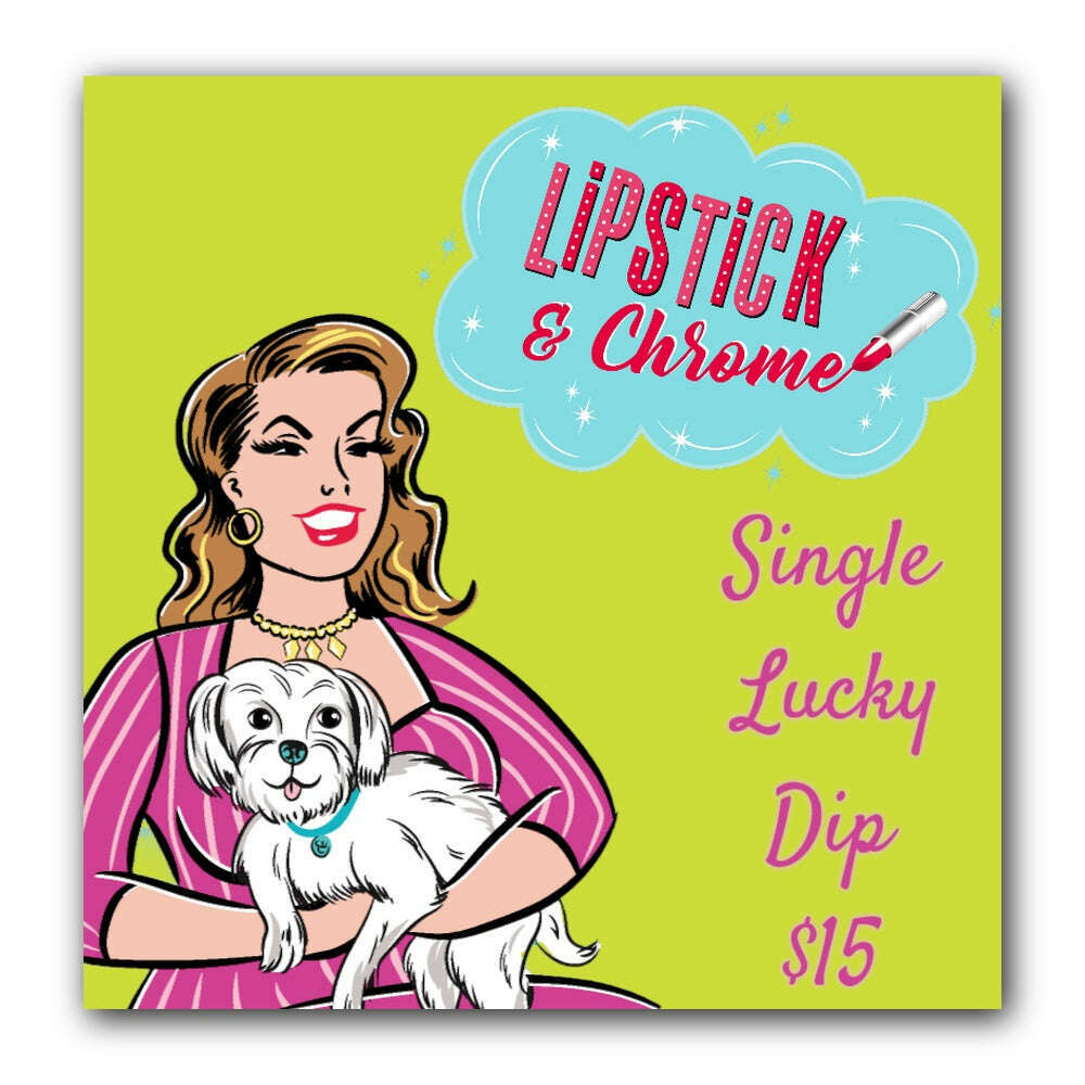 Mystery Brooch Lucky Dip | Lipstick & Chrome