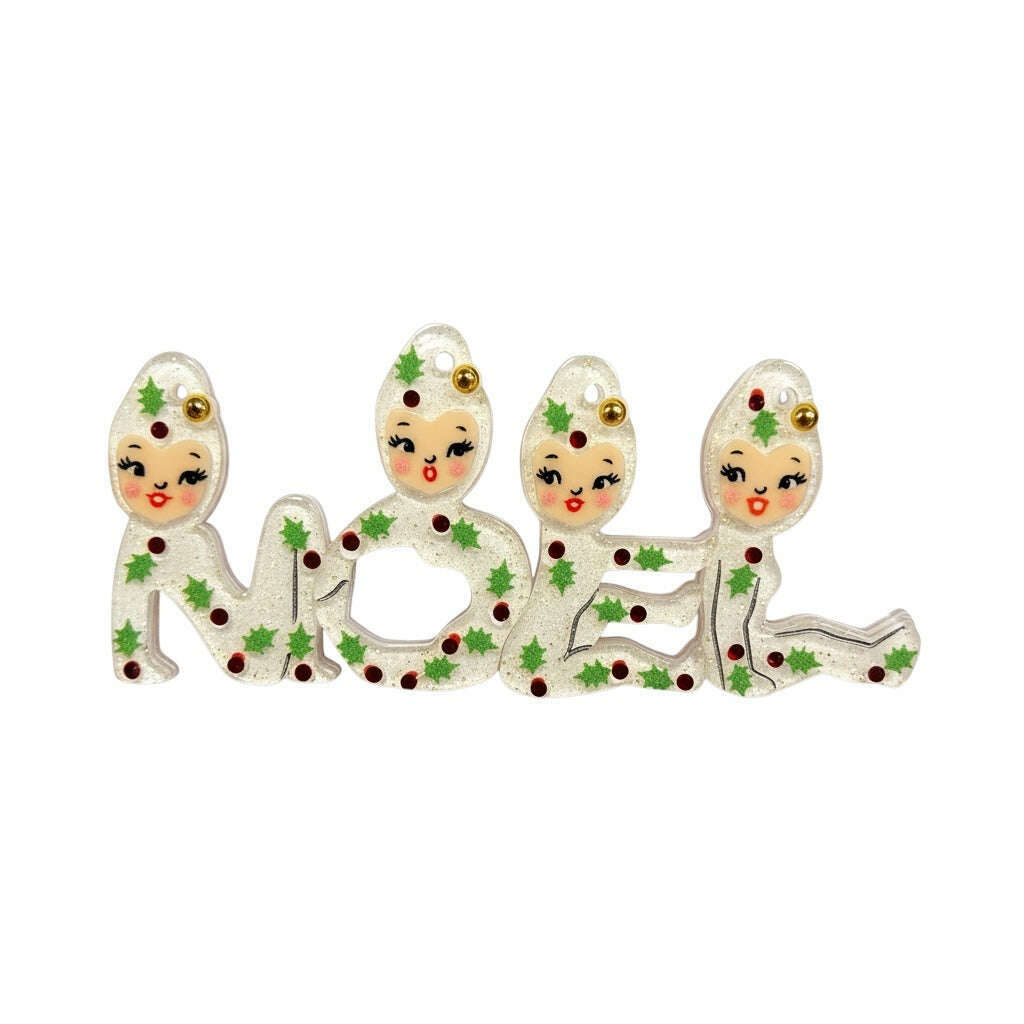 Playful Pixies NOEL Brooch by 50's Vintage Dame x Lipstick & Chrome – view 2