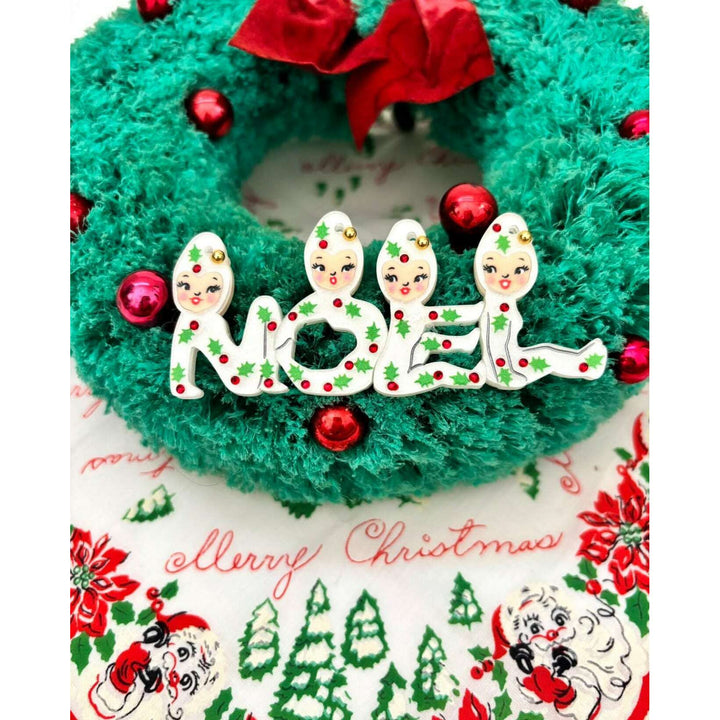 Playful Pixies NOEL Brooch by 50's Vintage Dame x Lipstick & Chrome – view 3