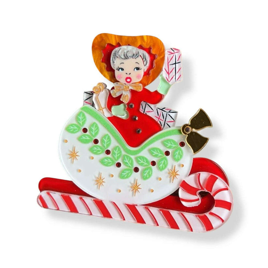 Sleigh All Day Brooch by 50's Vintage Dame x Lipstick & Chrome – view 2