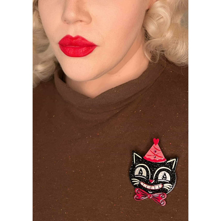 Sweetheart Jack Brooch by Johanna Parker x Lipstick & Chrome – view 5