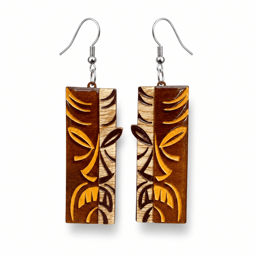 Tiki Totem Earrings by Miss Fluff x Lipstick & Chrome